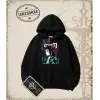 Demon Slayer Anime Baskılı Oversize Unisex Kapşonlu Sweatshirt