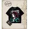 Demon Slayer Anime Baskılı Oversize Unisex Tişört