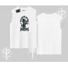 Detective Kitten Kedi Baskılı Kolsuz Tshirt