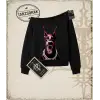 DOBERMAN SOLID Kadın Kayık Yaka Sweatshirt
