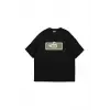 Dollar Baskılı Oversize Unisex Siyah