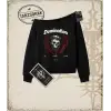 DOMINATION Kadın Kayık Yaka Sweatshirt