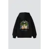 Dont Need Reason Baskılı Oversize Unisex Premium Siyah