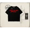 Dont Think Just Do Oversize Unisex Tişört Beyaz