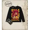 Dragon Ball Anime Baskılı Long Sleeve