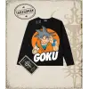 Dragon Ball Anime Baskılı Long Sleeve