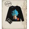Dragon Ball Anime Baskılı Long Sleeve