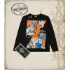 Dragon Ball Anime Baskılı Long Sleeve