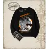 Dragon Ball Anime Baskılı Oversize Unisex Bisiklet Yaka Sweatshirt