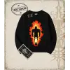 Dragon Ball Anime Baskılı Oversize Unisex Bisiklet Yaka Sweatshirt