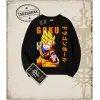 Dragon Ball Anime Baskılı Oversize Unisex Bisiklet Yaka Sweatshirt