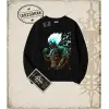 Dragon Ball Anime Baskılı Oversize Unisex Bisiklet Yaka Sweatshirt