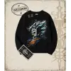 Dragon Ball Anime Baskılı Oversize Unisex Bisiklet Yaka Sweatshirt