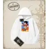 Dragon Ball Anime Baskılı Oversize Unisex Kapşonlu Sweatshirt