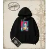 Dragon Ball Anime Baskılı Oversize Unisex Kapşonlu Sweatshirt
