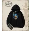Dragon Ball Anime Baskılı Oversize Unisex Kapşonlu Sweatshirt