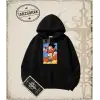Dragon Ball Anime Baskılı Oversize Unisex Kapşonlu Sweatshirt