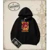 Dragon Ball Anime Baskılı Oversize Unisex Kapşonlu Sweatshirt
