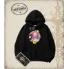 Dragon Ball Anime Baskılı Oversize Unisex Kapşonlu Sweatshirt