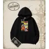 Dragon Ball Anime Baskılı Oversize Unisex Kapşonlu Sweatshirt