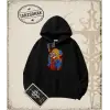Dragon Ball Anime Baskılı Oversize Unisex Kapşonlu Sweatshirt