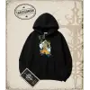 Dragon Ball Anime Baskılı Oversize Unisex Kapşonlu Sweatshirt