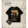 Dragon Ball Anime Baskılı Oversize Unisex Tişört