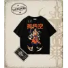 Dragon Ball Anime Baskılı Oversize Unisex Tişört