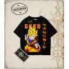 Dragon Ball Anime Baskılı Oversize Unisex Tişört