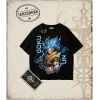 Dragon Ball Anime Baskılı Oversize Unisex Tişört