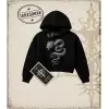 Dragon   Kadın Crop Kapşonlu Sweatshirt