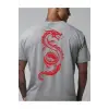 dragon sırt baskılı oversize t-shirt