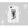 Dream Big Yazılı Takım Elbiseli Kedi Baskılı Kolsuz Tshirt
