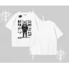 Dream Big Yazılı Takım Elbiseli Kedi Baskılı Oversize Tshirt
