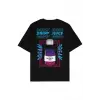 Dripy Juice Siyah Oversize Unisex T-shirt