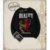 DUALITY Oversize Unisex Bisiklet Yaka Sweatshirt