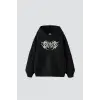 Dusk Baskılı Oversize Unisex Siyah