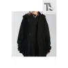 Düz Siyah Unisex Oversize