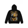 Einstein Siyah Oversize Unisex Kapüşonlu Sweatshirt Hoodie