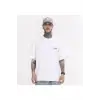 Erkek Beyaz Represent Baskılı Bisiklet Yaka Tshirt