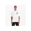 Erkek Beyaz Represent Baskılı Bisiklet Yaka Tshirt