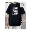 Erkek Çiçek Slogan Baskılı T-Shirt