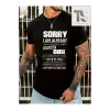 Erkek Slogan Baskılı T-Shirt