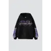 Eternal Text Baskılı Oversize Unisex Siyah