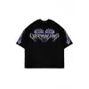Eternal Text Baskılı Oversize Unisex Siyah
