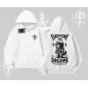 Everyone Has Dreams Yazılı Astronot Kedi Arka Baskılı Kapşonlu Sweatshirt