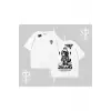 Everyone Has Dreams Yazılı Astronot Kedi Arka Baskılı Oversize Tshirt