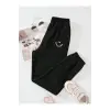 Expression Print Elastic Waist Thermal Lined 4 Mevsim Eşofman