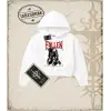FALLEN Kadın Crop Kapşonlu Sweatshirt