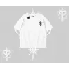 Family Time Yazılı Sevimli Anne Kedi Arka Baskılı Oversize Tshirt